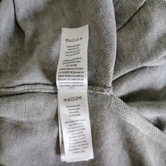 Rachael Zoe Womens Gray Sunday Funday Drop Shoulder Pullover Hoodie Size M - Picture 8 of 9